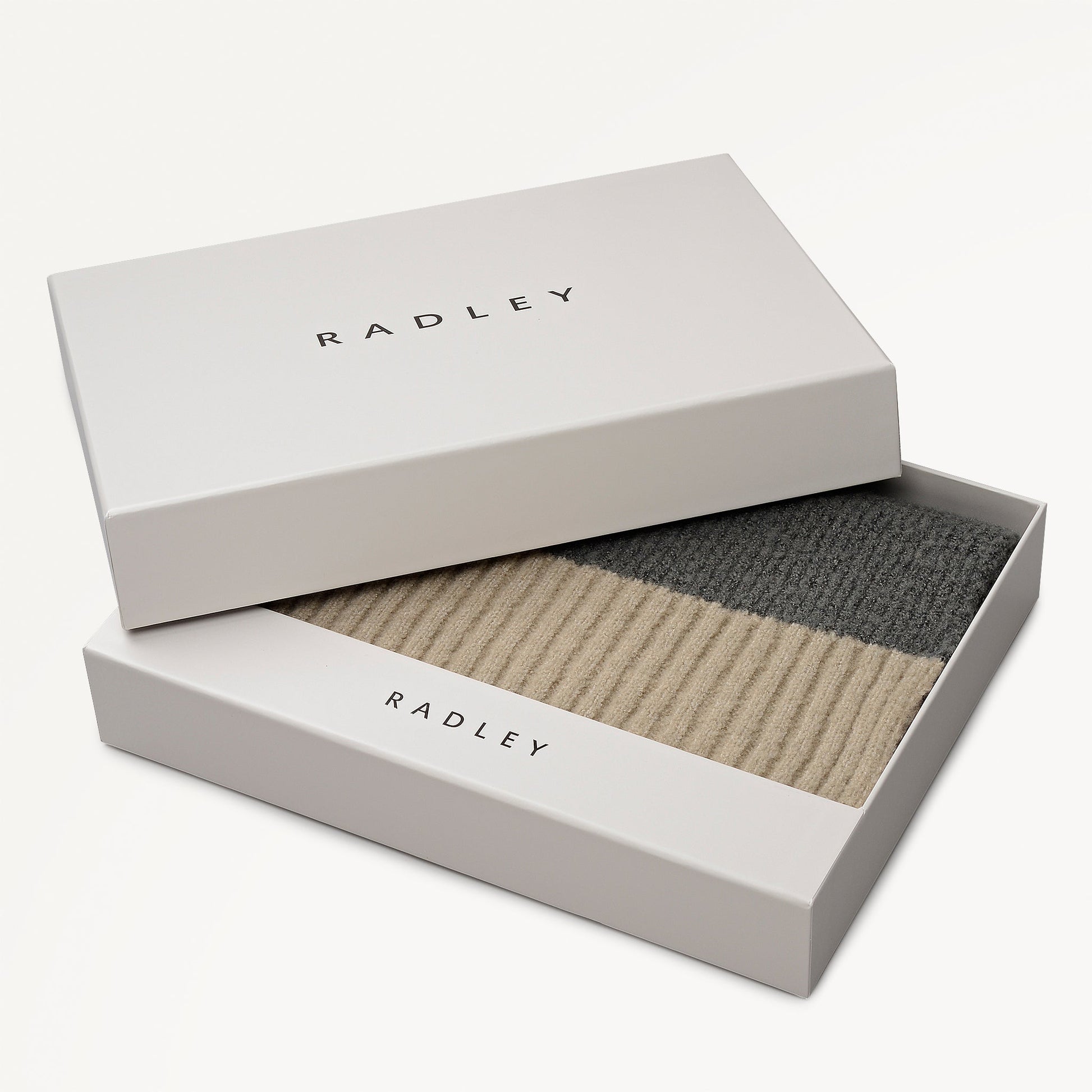 Radley London Dark Grey Knitted Scarf