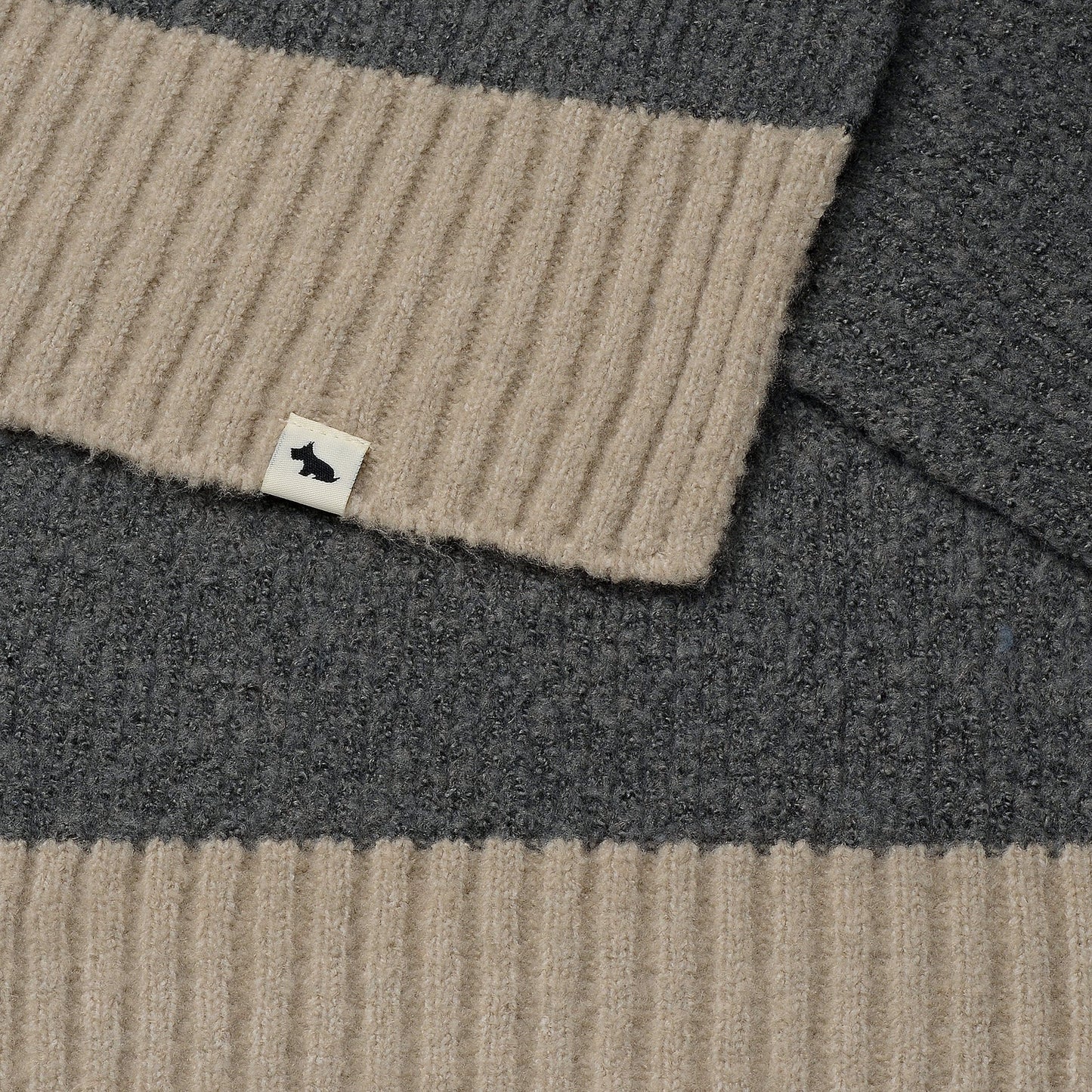 Radley London Dark Grey Knitted Scarf