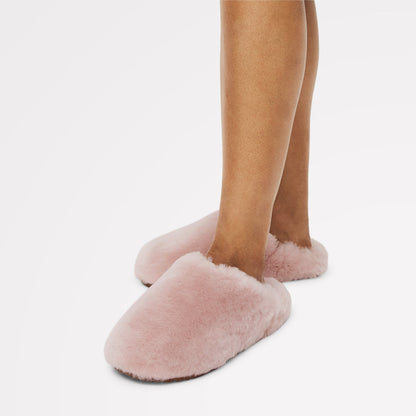 Radley London Pink Luxe Shearling Fluff Mule