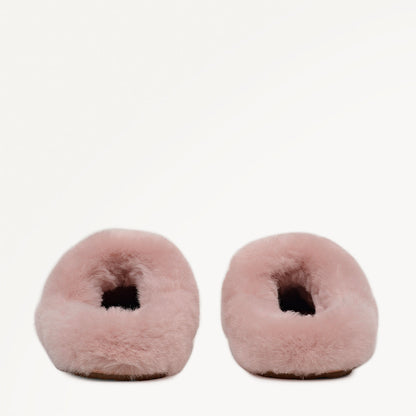 Radley London Pink Luxe Shearling Fluff Mule