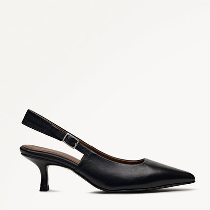 Radley London Black Point Kitten Slingback
