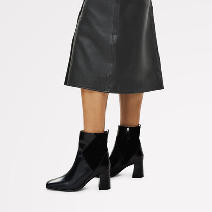 Radley London Black Panel Patchwork Heeled Boot