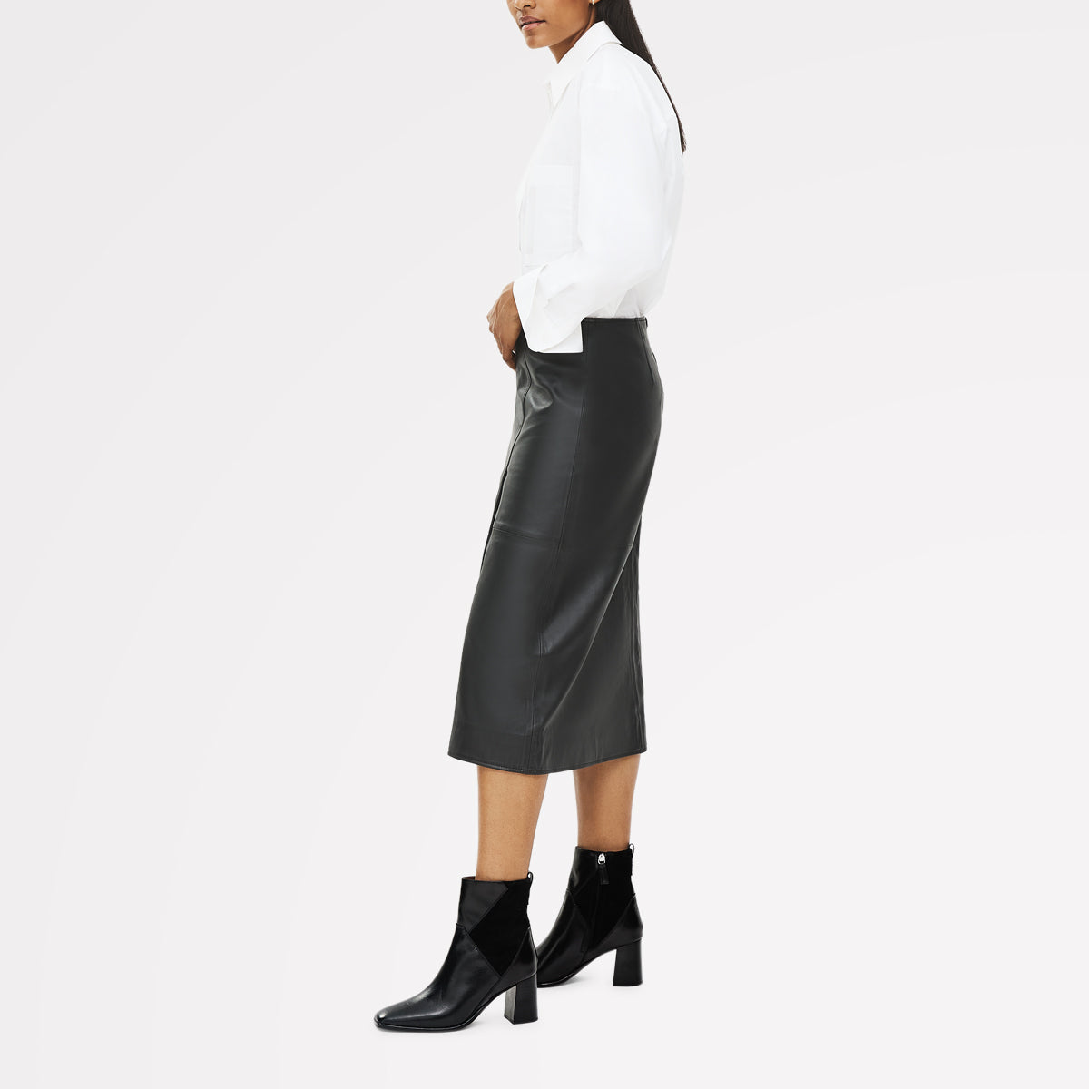 Radley London Black Panel Patchwork Heeled Boot
