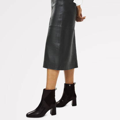 Radley London Chocolate Panel Patchwork Heeled Boot
