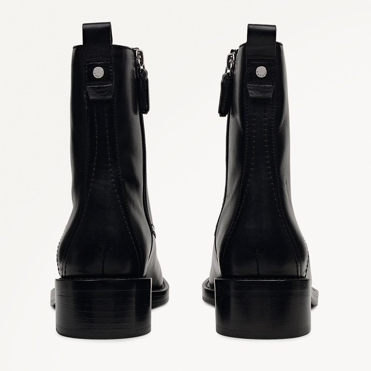 Radley London Black Clean Military Lace Up Boot