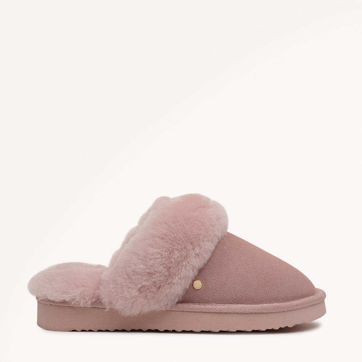Radley London Pink Classic Shearling Cuff Mule