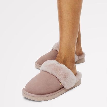 Radley London Pink Classic Shearling Cuff Mule