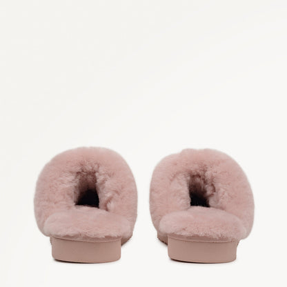 Radley London Pink Classic Shearling Cuff Mule