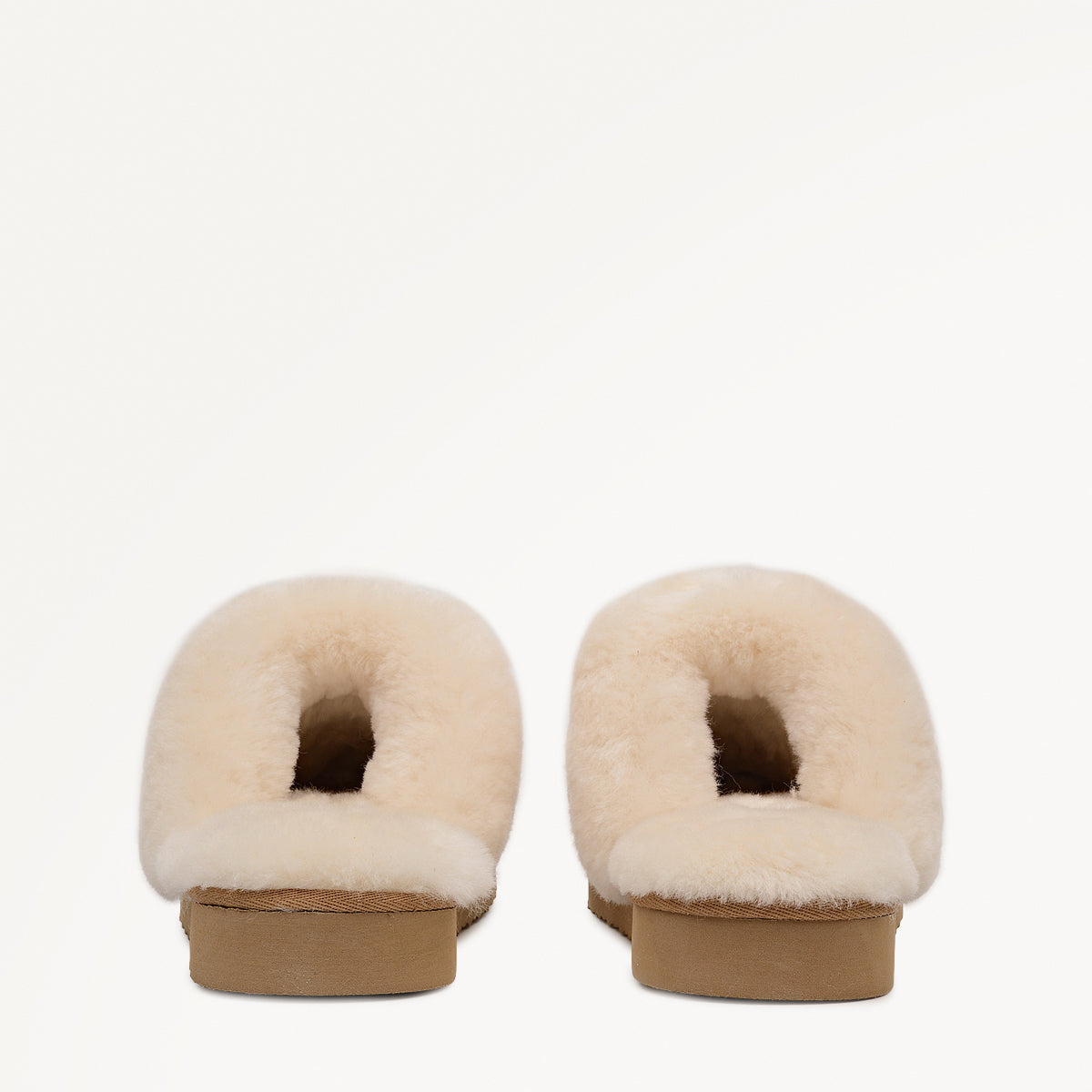Radley London Tan Classic Shearling Cuff Mule