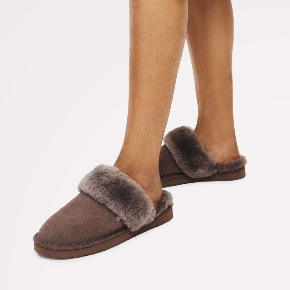 Radley London Mink Classic Shearling Cuff Mule