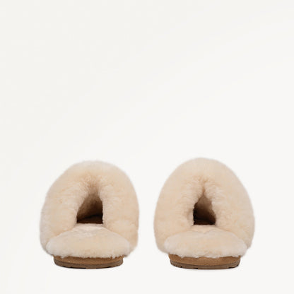 Radley London Tan Seam Shearling Cuff Mule