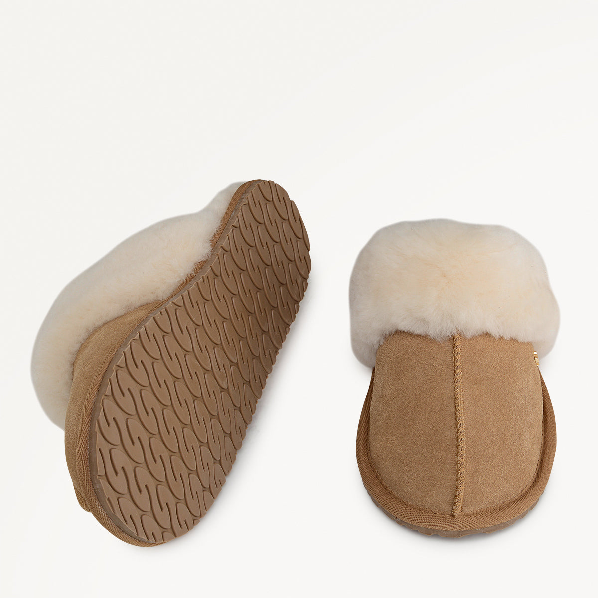 Radley London Tan Seam Shearling Cuff Mule