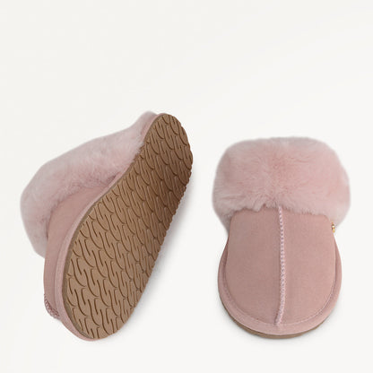 Radley London Pink Seam Shearling Cuff Mule