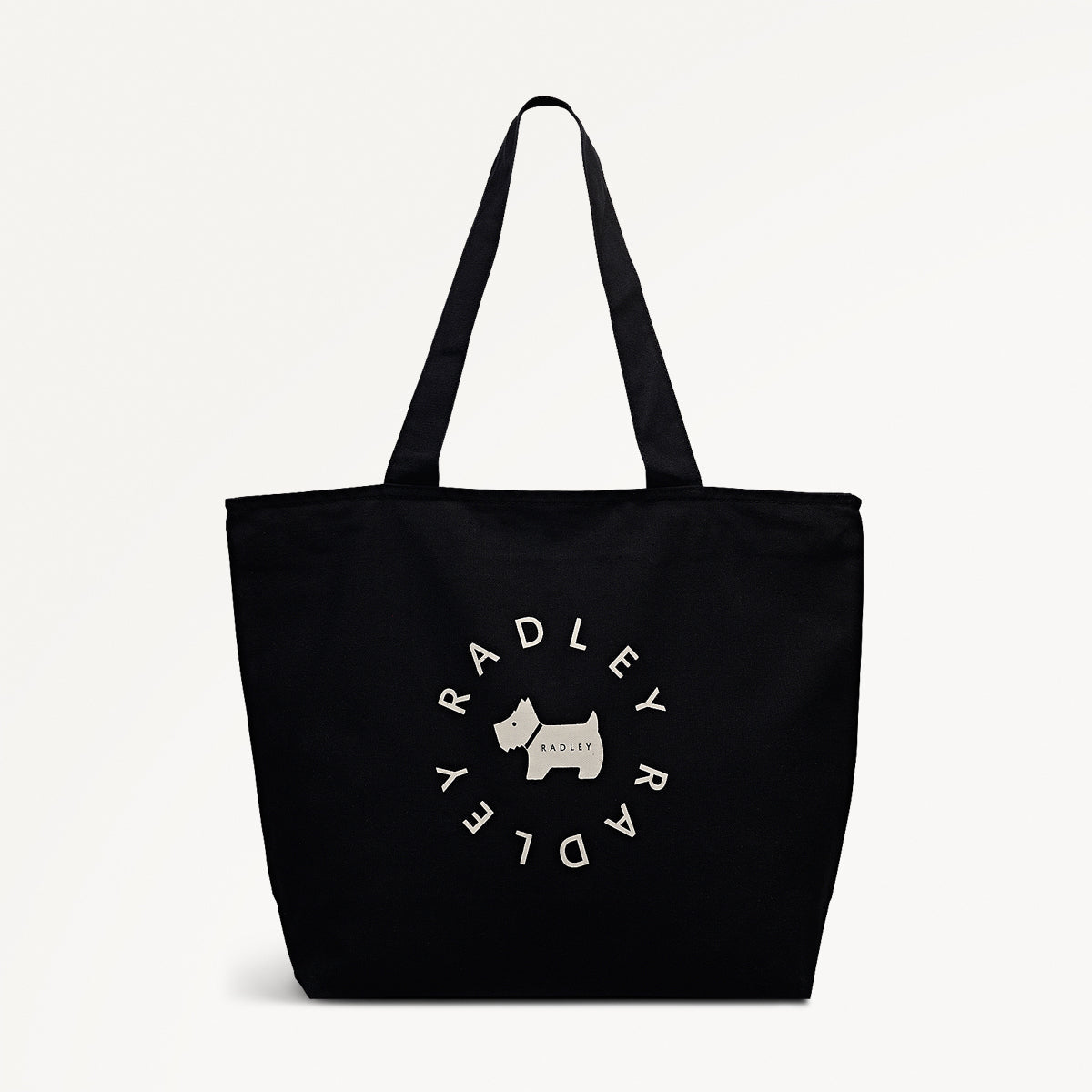 Radley London Black Large Ziptop Tote