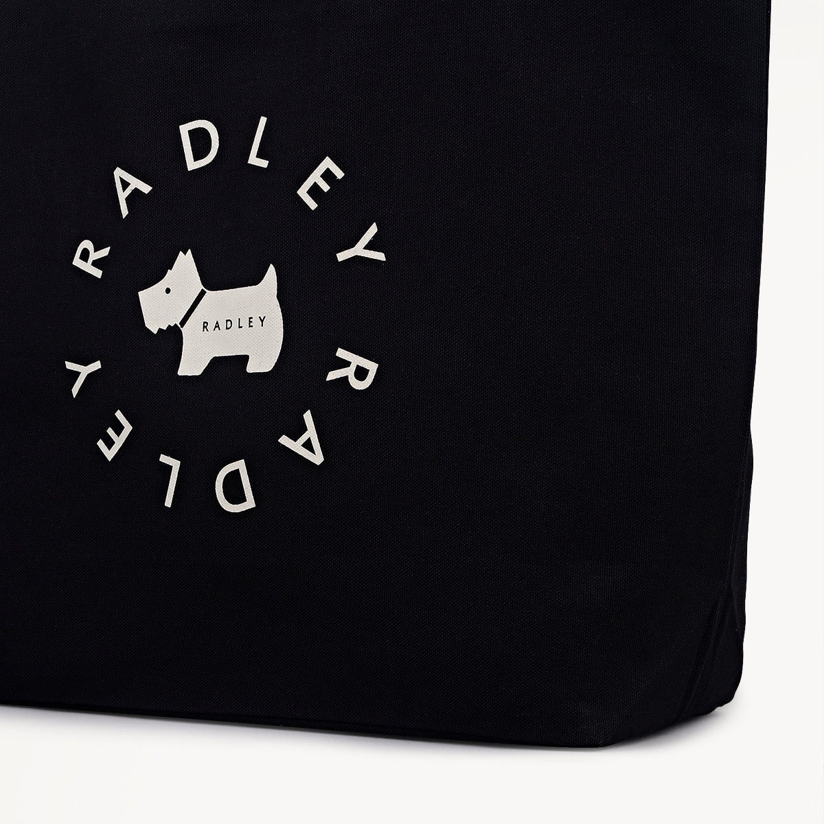 Radley London Black Large Ziptop Tote