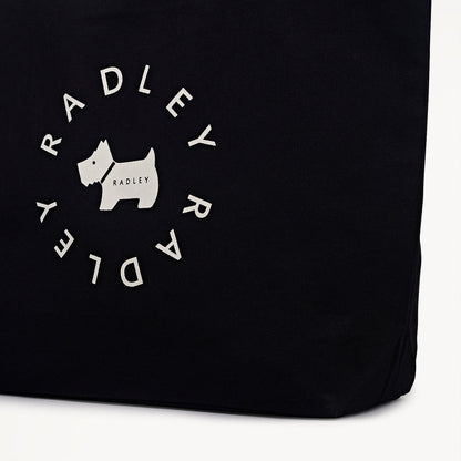 Radley London Black Large Ziptop Tote