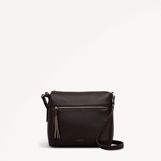 Radley London Dark Oak Small Ziptop Cross Body Bag