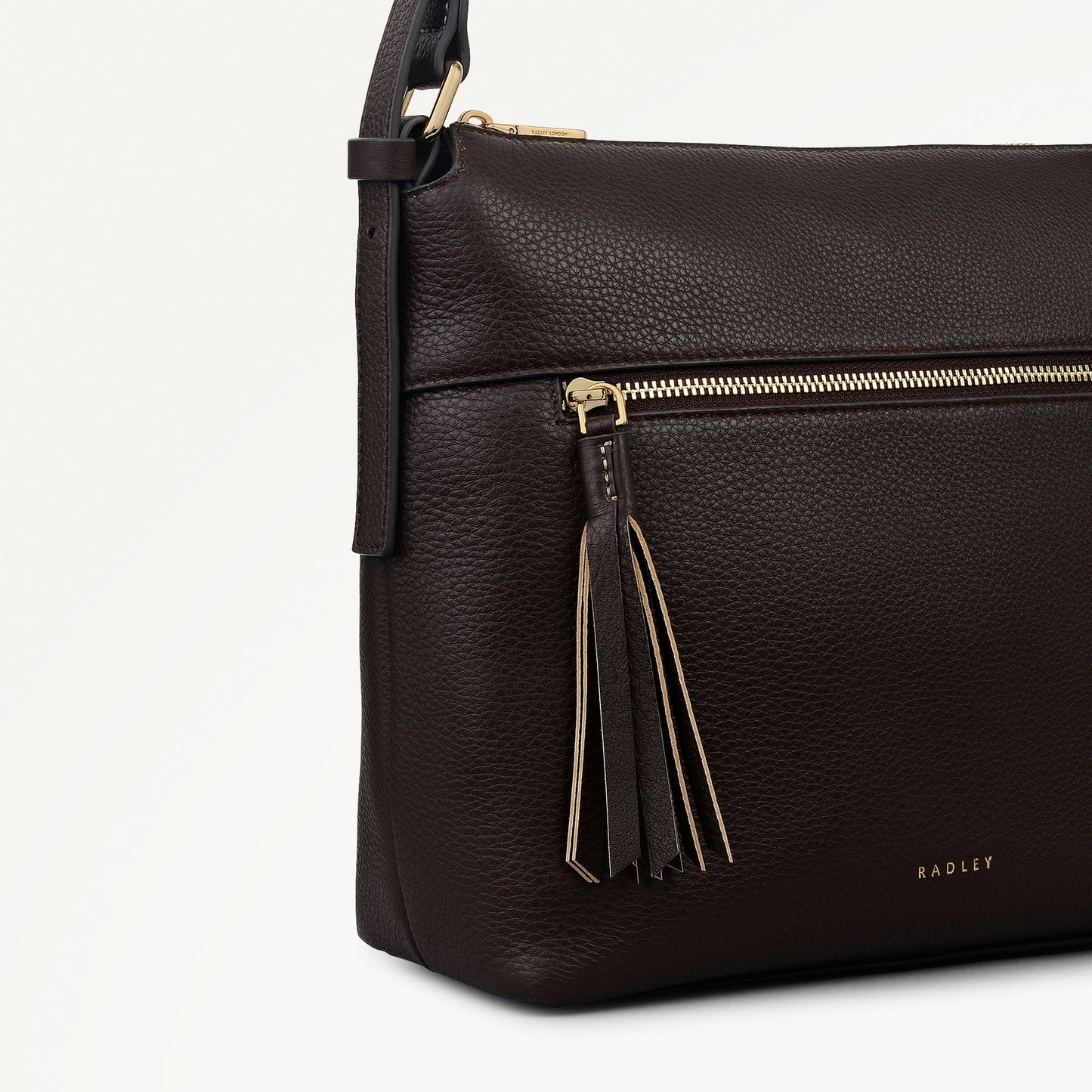 Radley London Dark Oak Small Ziptop Cross Body Bag