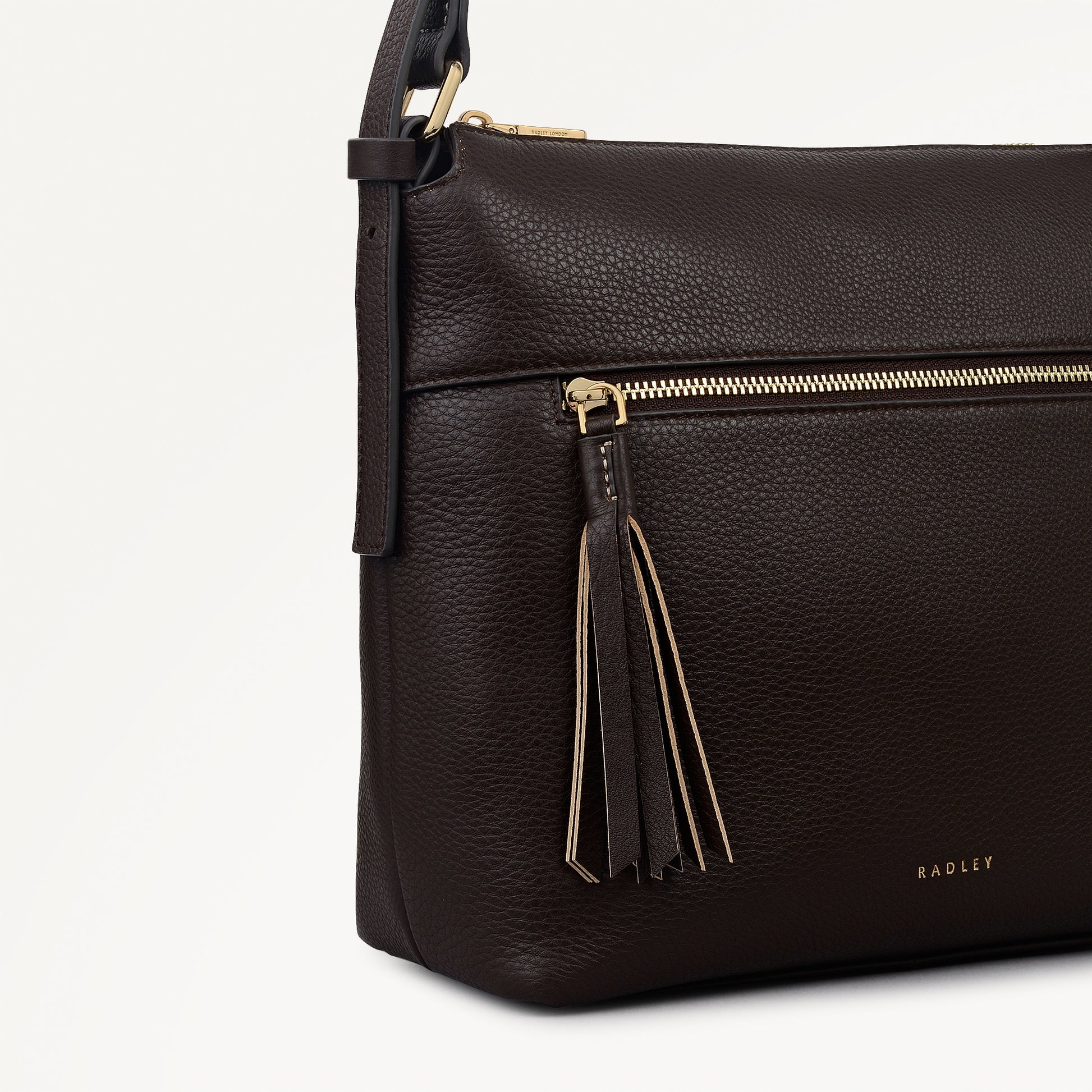 Radley London Dark Oak Small Ziptop Cross Body Bag