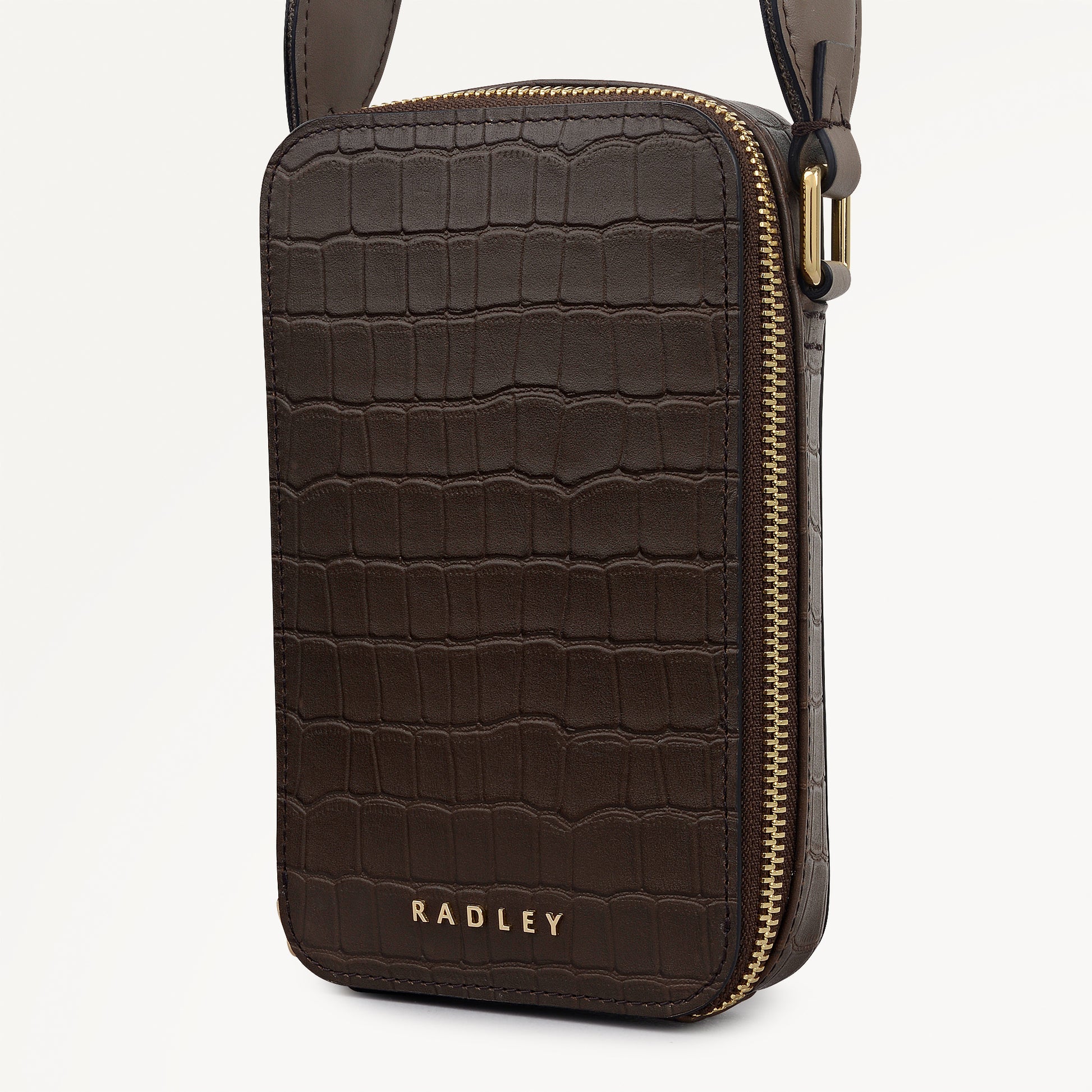 Radley London Coffee Medium Phone Cross Body Bag