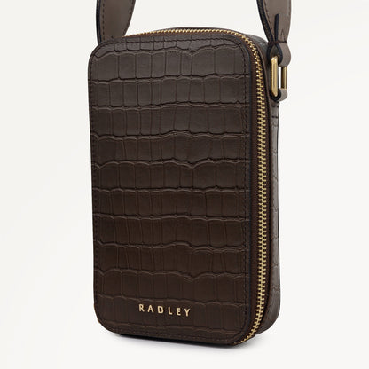 Radley London Coffee Medium Phone Cross Body Bag