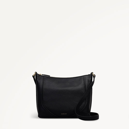 Radley London Black Medium Ziptop Cross Body Bag