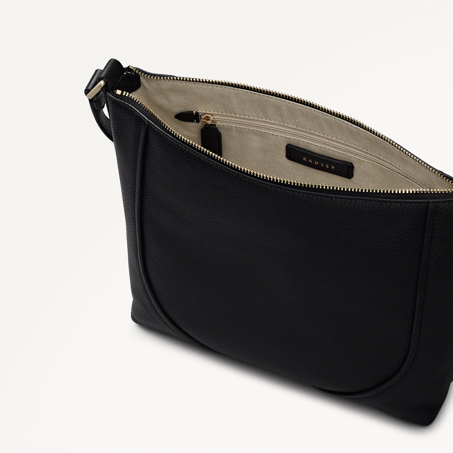 Radley London Black Medium Ziptop Cross Body Bag