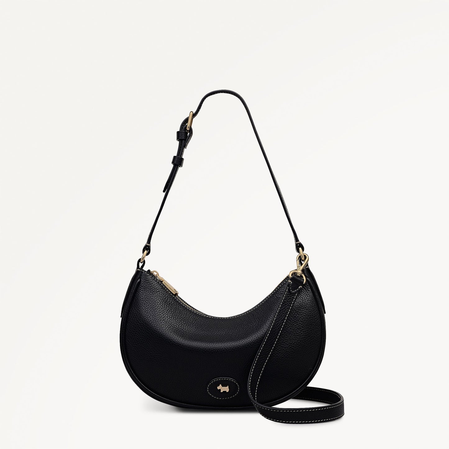 Radley London Black Small Ziptop Shoulder Bag