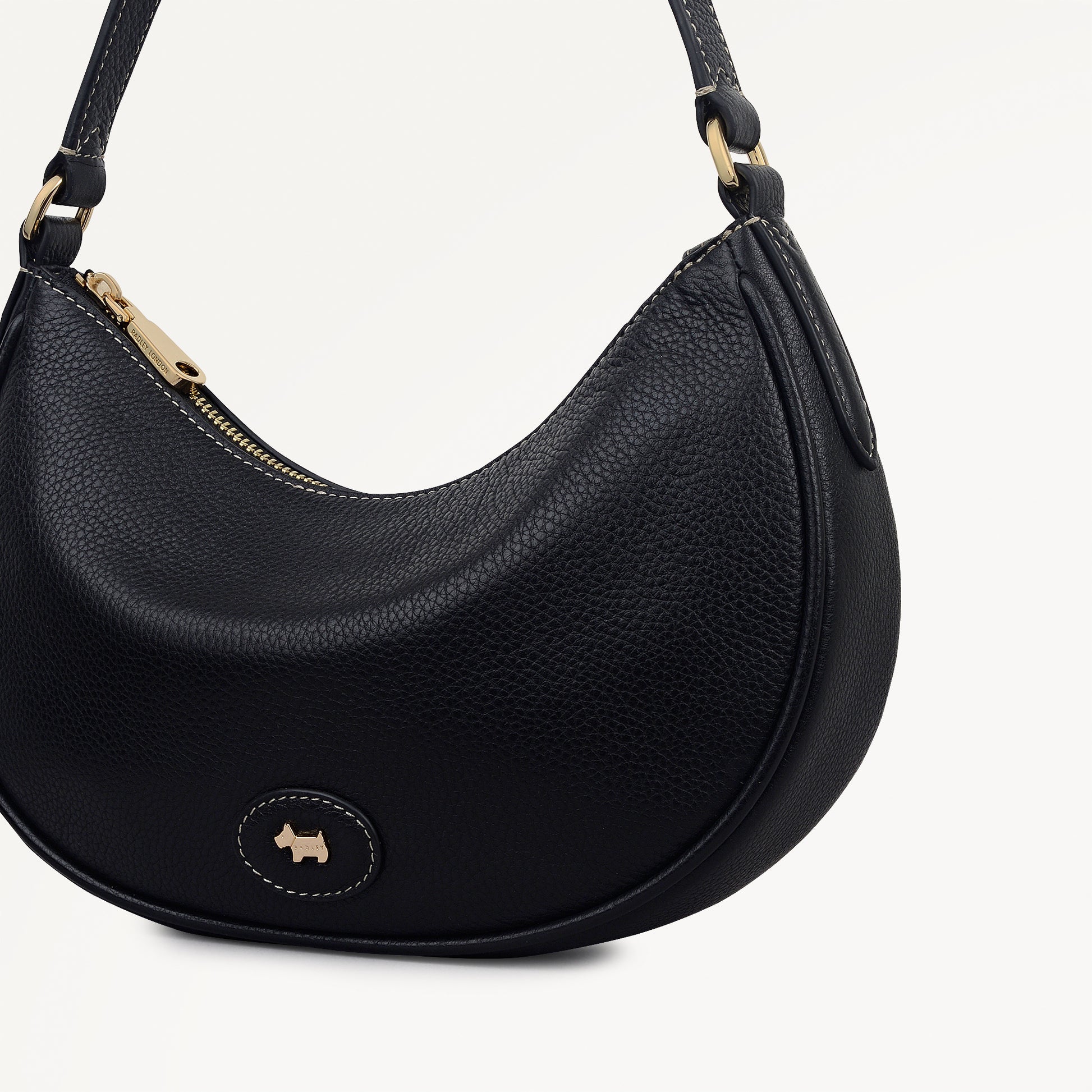 Radley London Black Small Ziptop Shoulder Bag