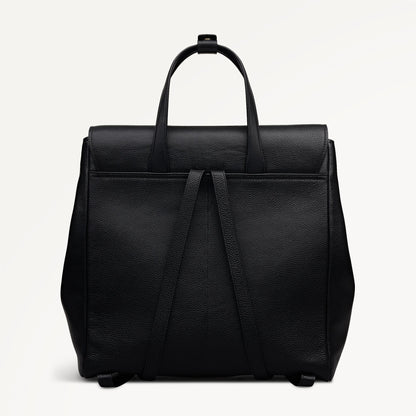 Radley London Black Medium Flapover Backpack