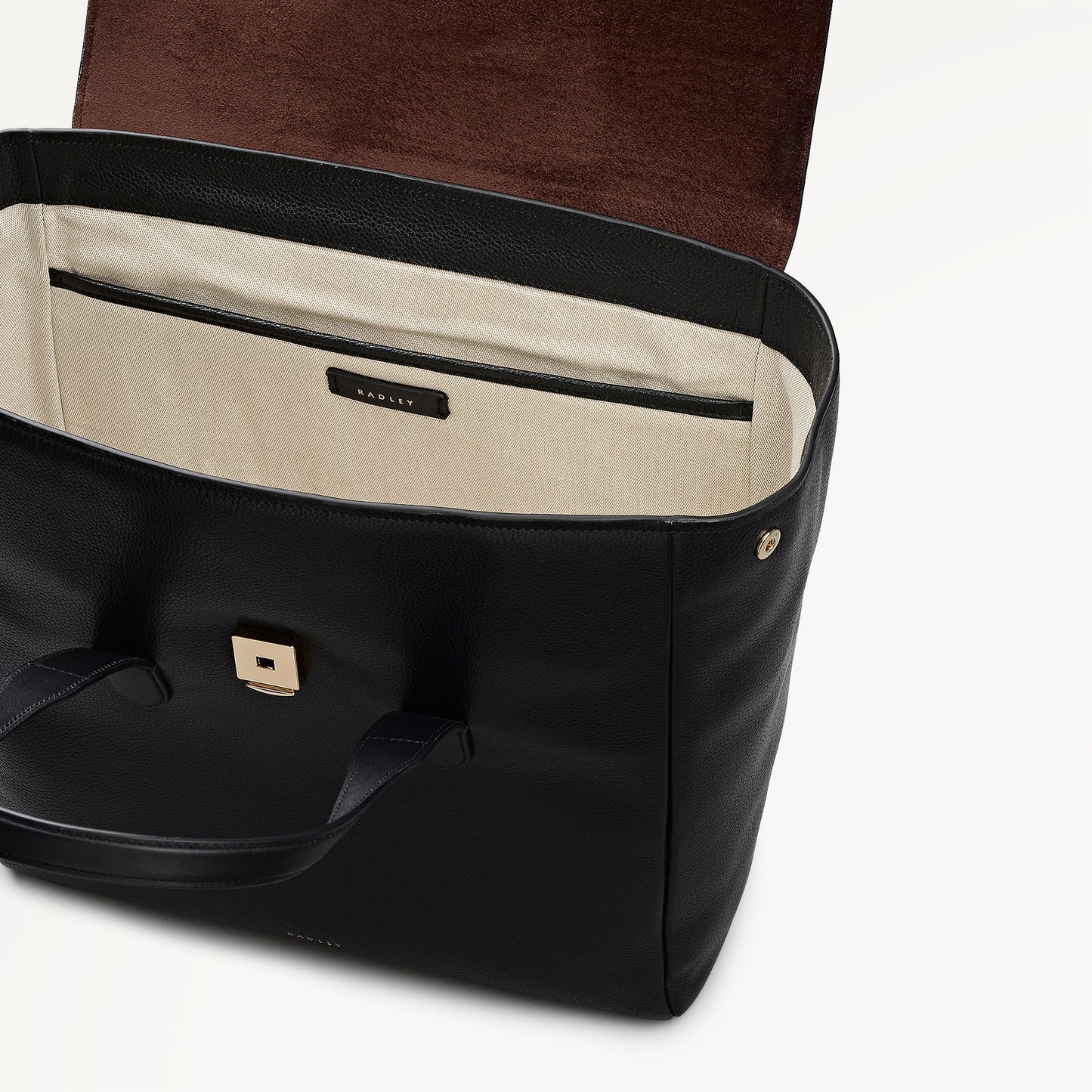 Radley London Black Medium Flapover Backpack