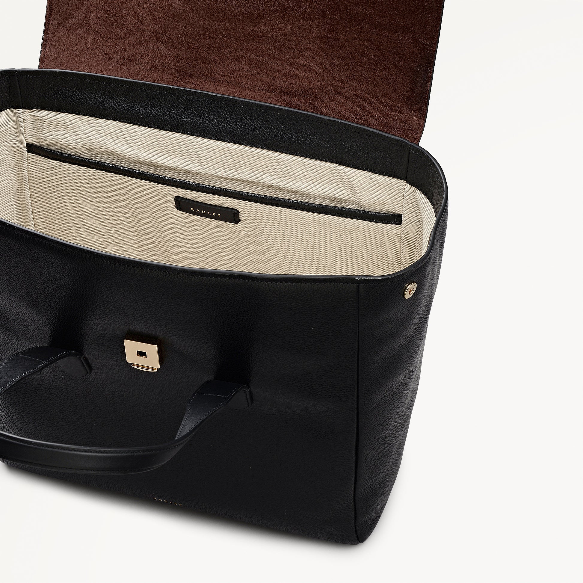 Radley London Black Medium Flapover Backpack
