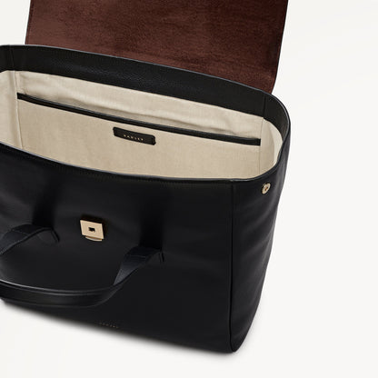 Radley London Black Medium Flapover Backpack