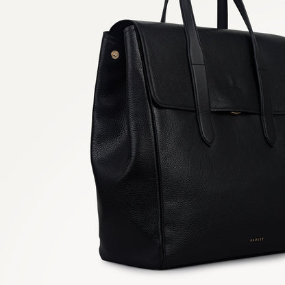 Radley London Black Medium Flapover Backpack