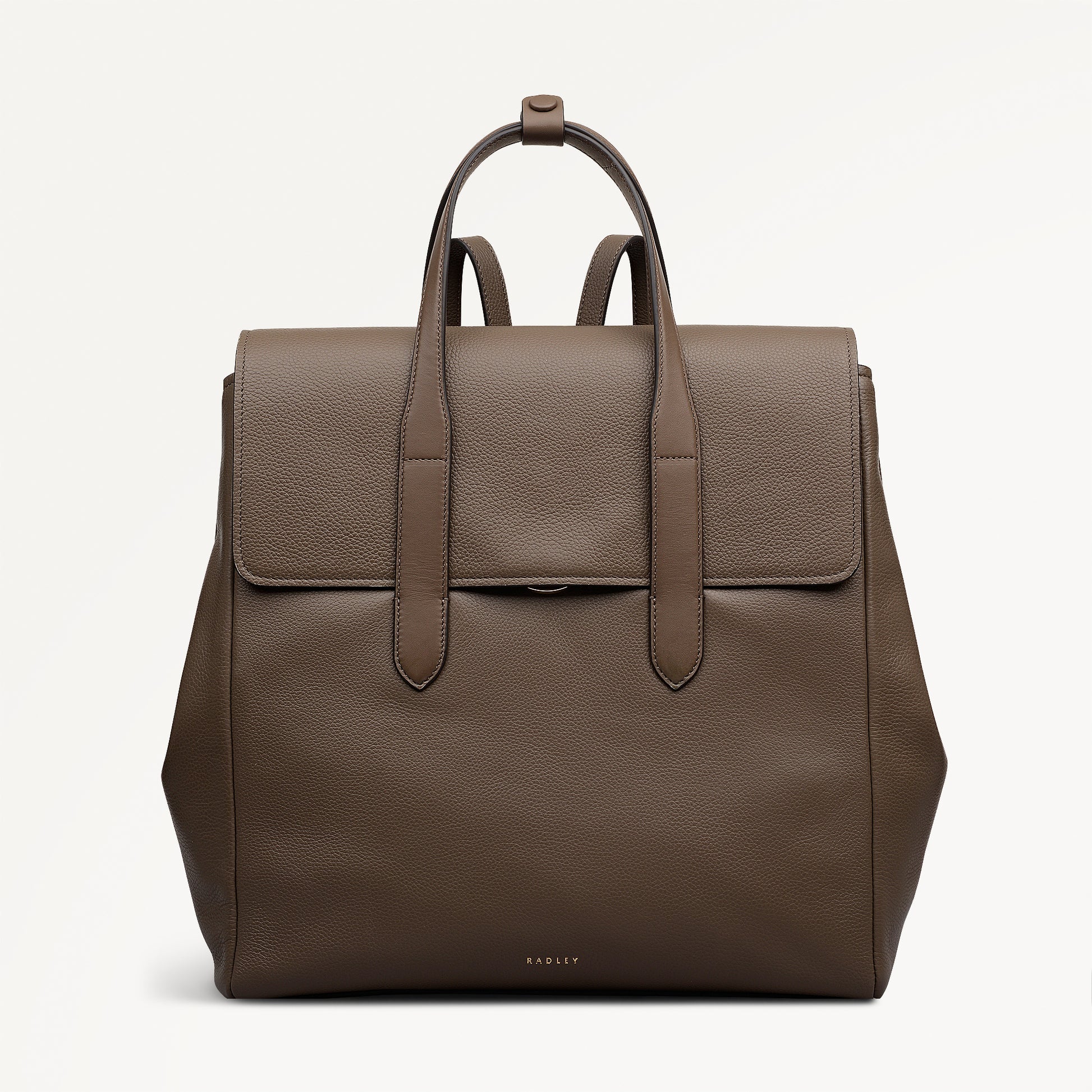 Radley London Coffee Medium Flapover Backpack