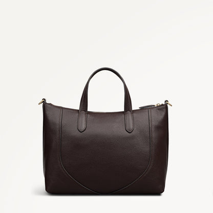 Radley London Dark Oak Medium Ziptop Grab Bag