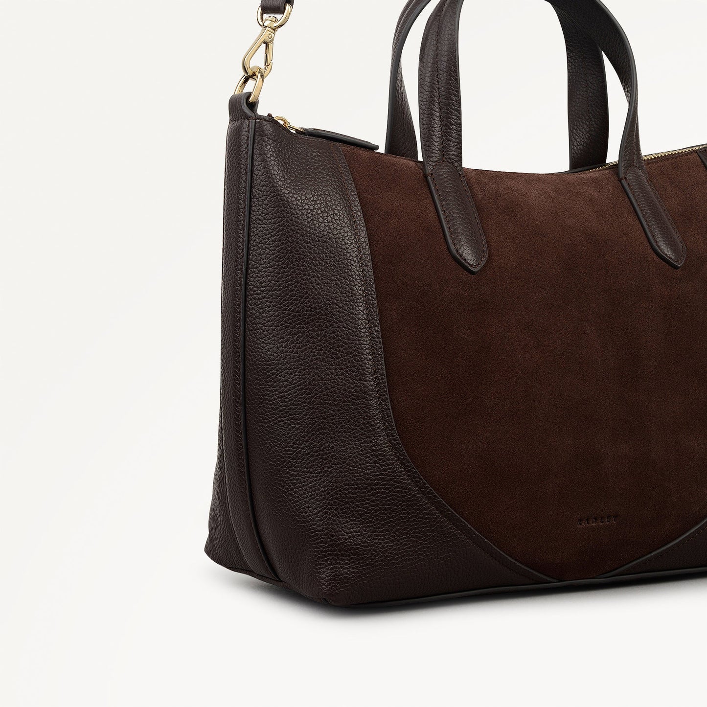 Radley London Dark Oak Medium Ziptop Grab Bag