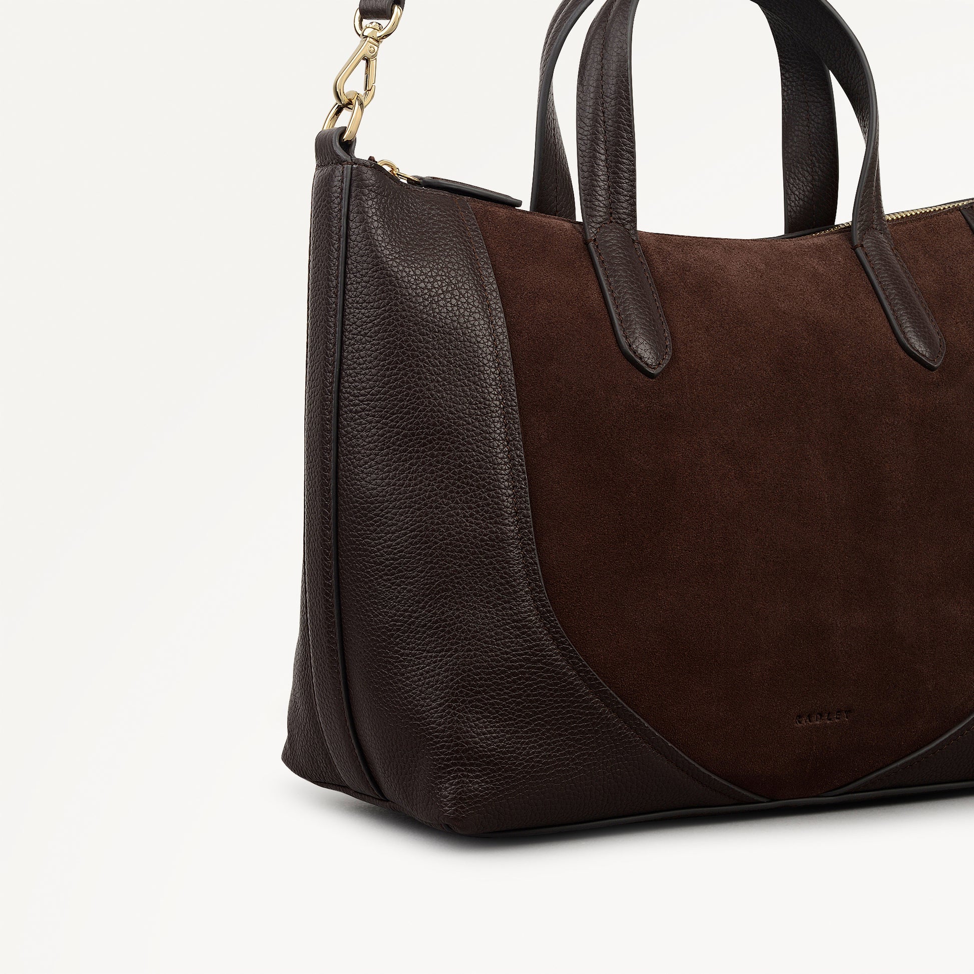 Radley London Dark Oak Medium Ziptop Grab Bag