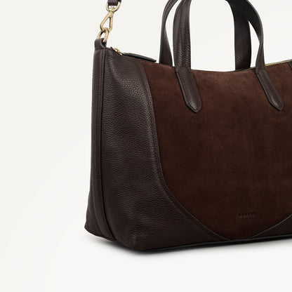 Radley London Dark Oak Medium Ziptop Grab Bag