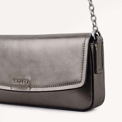 Radley London Gun Metal Large Phone Cross Body Bag