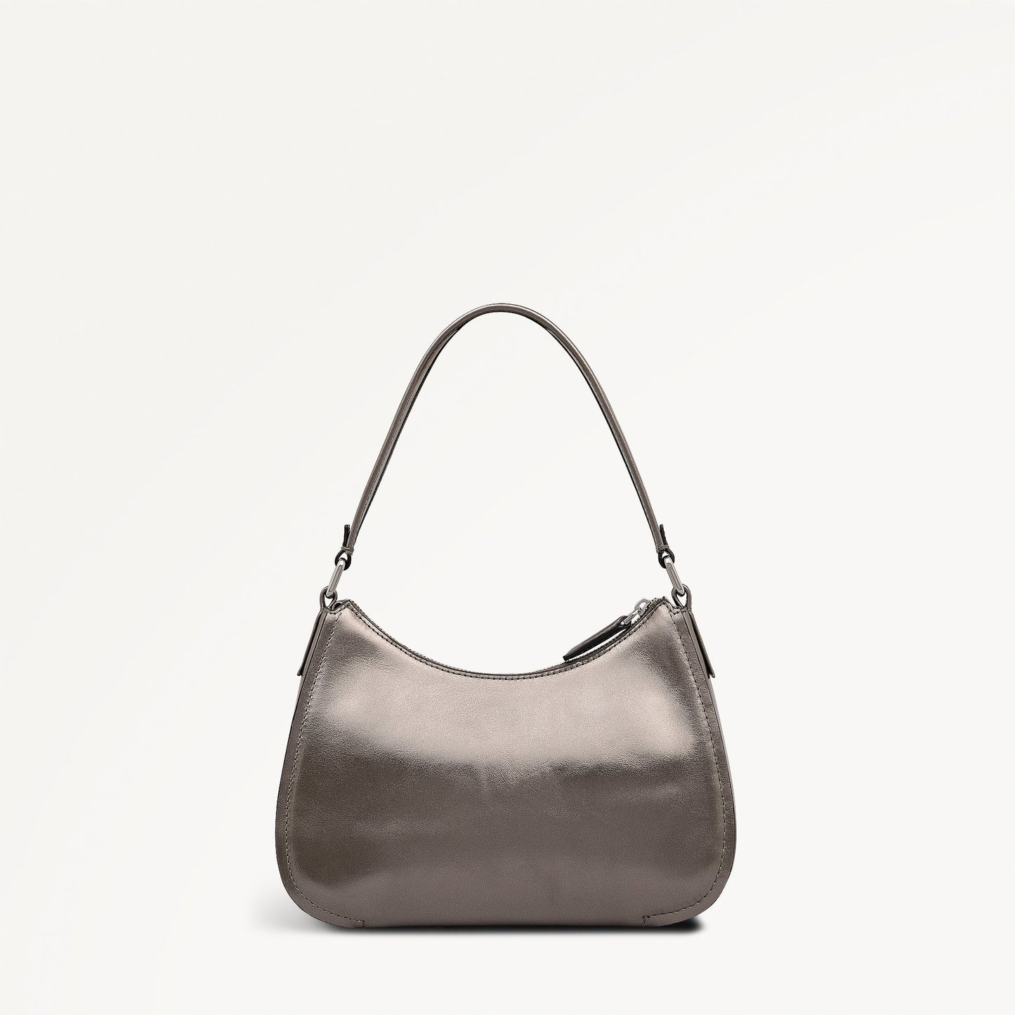 Radley London Gun Metal Medium Ziptop Shoulder Bag