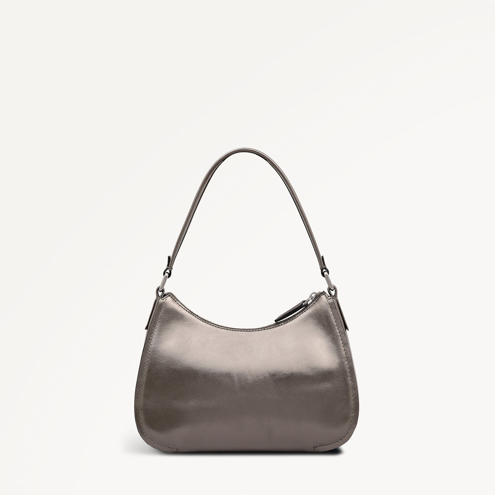 Radley London Gun Metal Medium Ziptop Shoulder Bag
