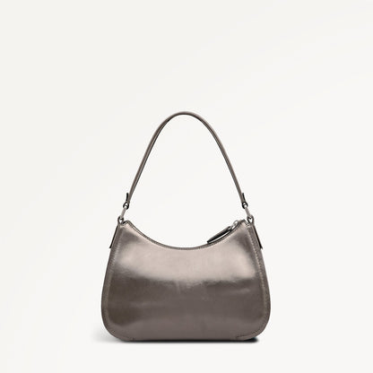 Radley London Gun Metal Medium Ziptop Shoulder Bag