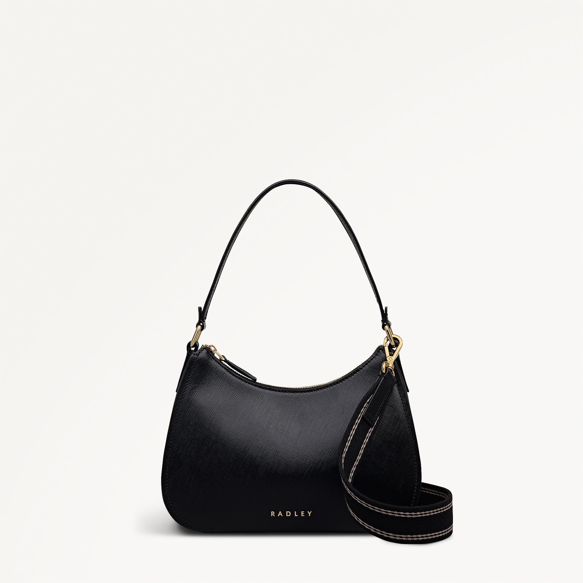 Radley London Black Medium Ziptop Shoulder Bag