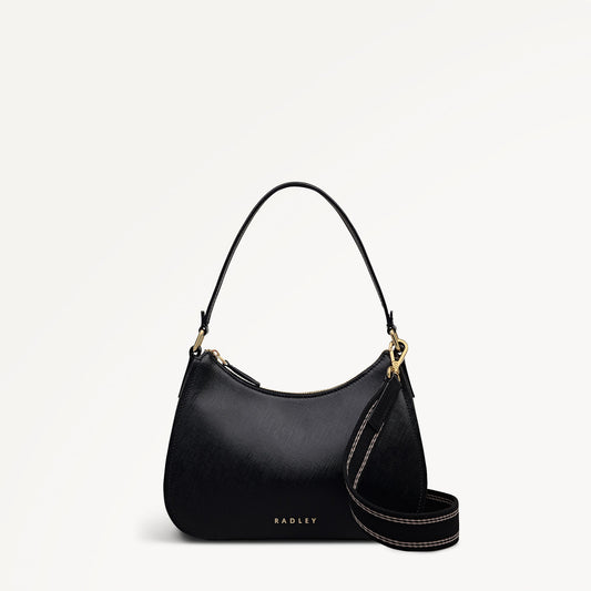 Radley London Black Medium Ziptop Shoulder Bag