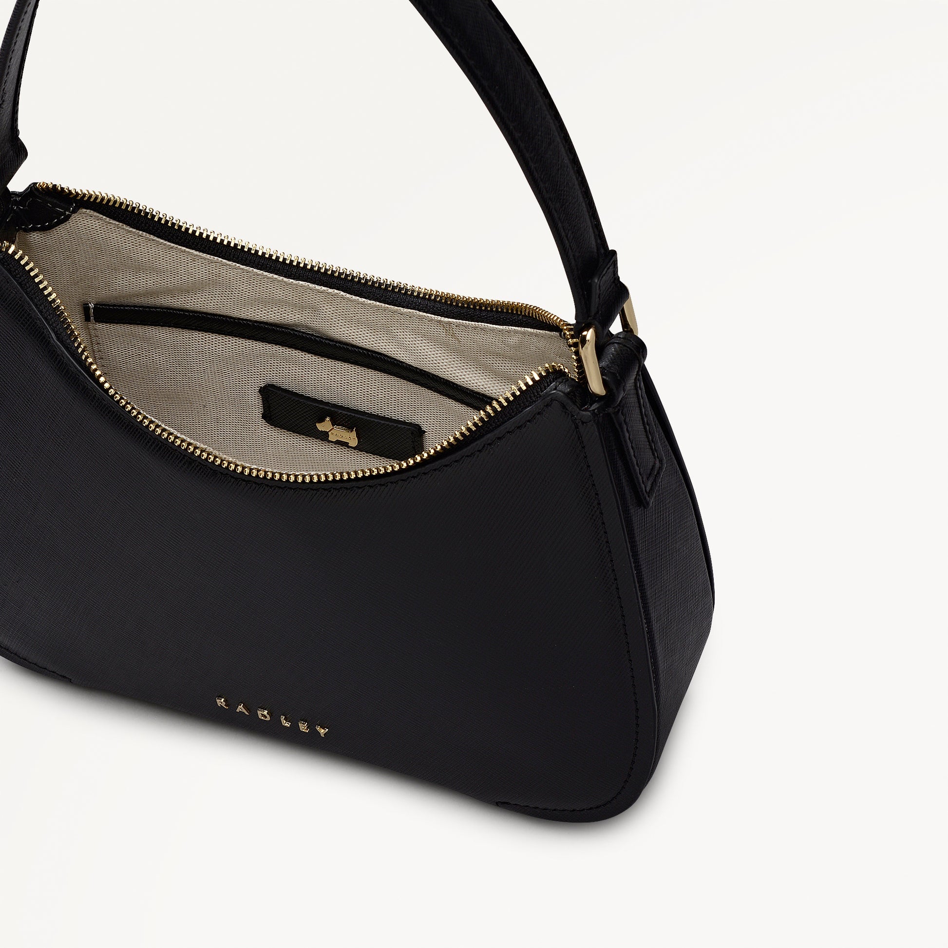 Radley London Black Medium Ziptop Shoulder Bag