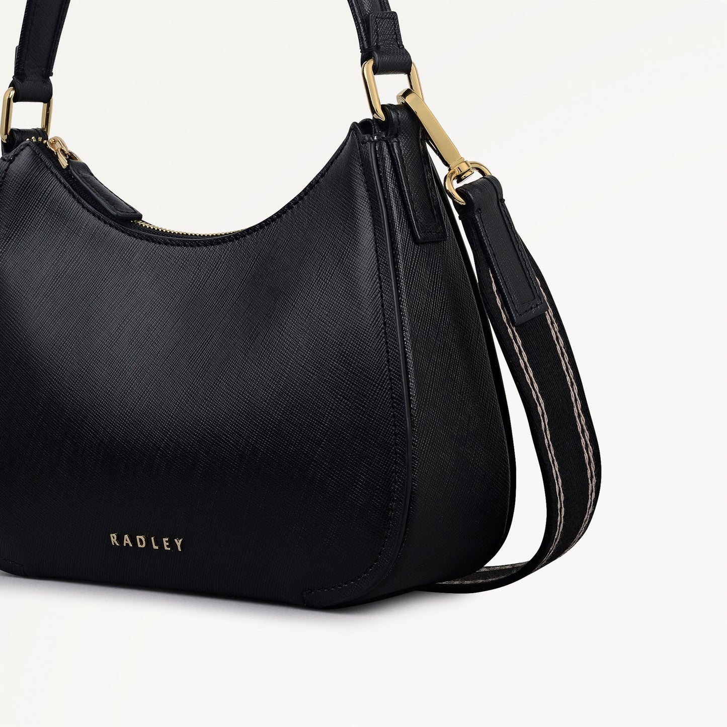 Radley London Black Medium Ziptop Shoulder Bag