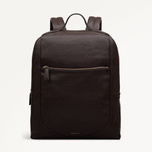 Radley London Dark Oak Medium Ziptop Backpack