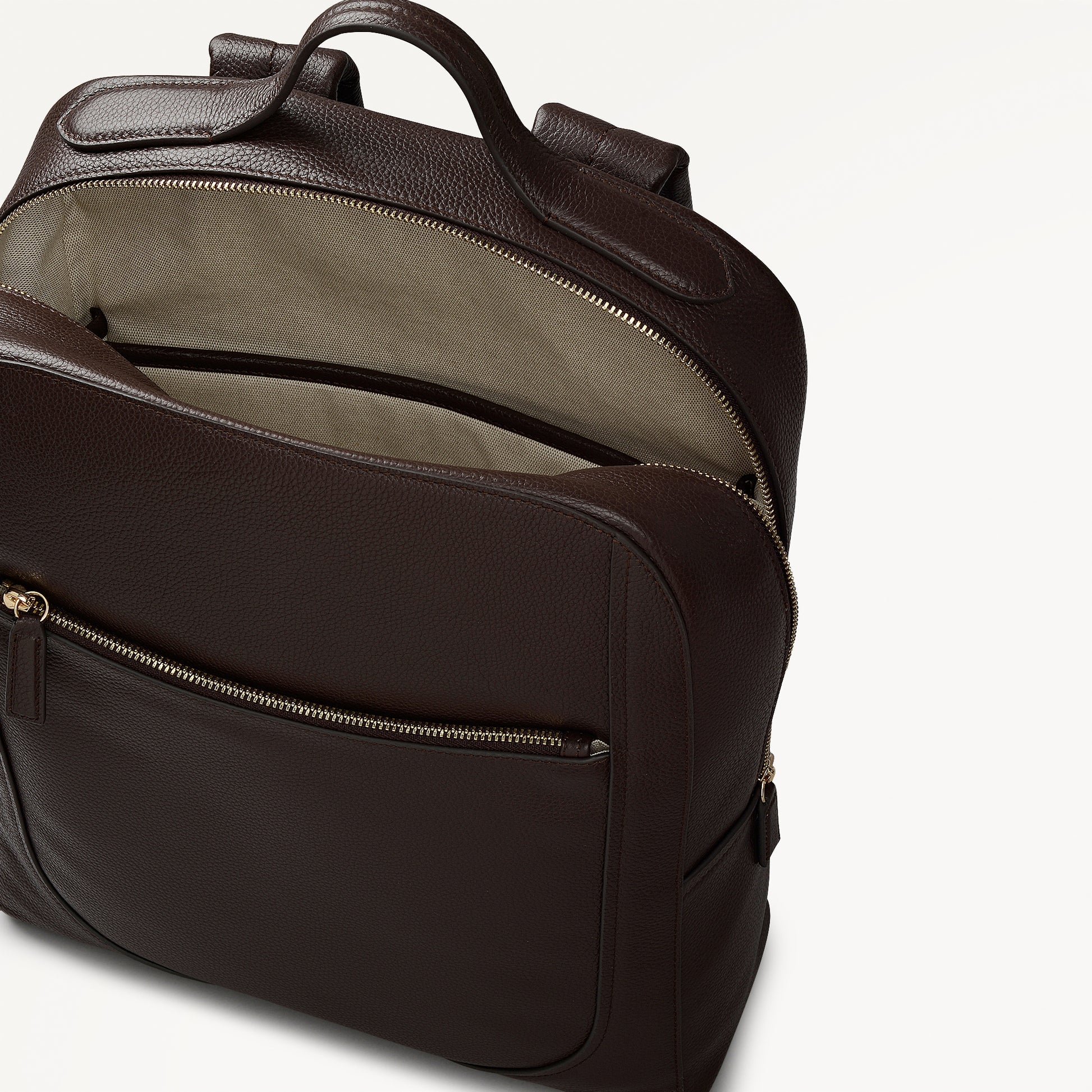 Radley London Dark Oak Medium Ziptop Backpack