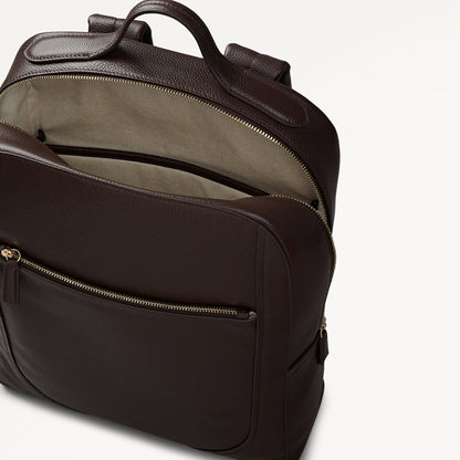 Radley London Dark Oak Medium Ziptop Backpack
